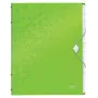 Leitz Divider Book WOW PP 12 skirtukų, A4, polipropilenas, žalia, 200 lapų, 80 g/m², 265 mm