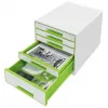 Leitz stalčiaus spinta WOW Cube 5 stalčiai, plastikas, 270 mm, 287 mm, 363 mm, 3,59 kg