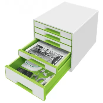Leitz stalčiaus spinta WOW Cube 5 stalčiai, plastikas, 270 mm, 287 mm, 363 mm, 3,59 kg