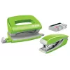 Leitz Segiklio ir skylių perforatoriaus rinkinys Mini WOW, 10 lapų, Žalia, P2, Metalinis, Plastikinis, 3,5 cm, 100 kabučių