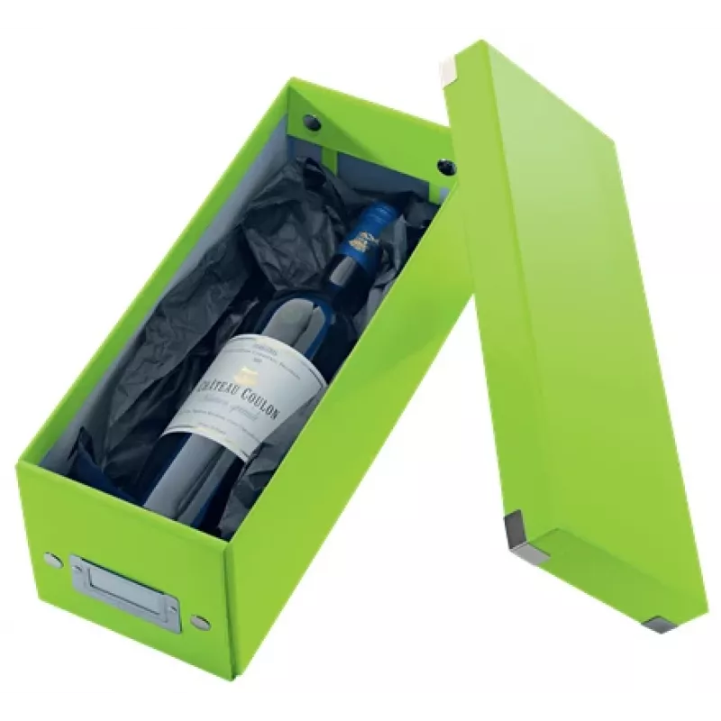 Leitz Click & Store WOW CD dėžutė, žalia, kartoninė, 143 mm, 352 mm, 136 mm, 440 g