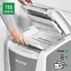 Leitz IQ Autofeed Office 150 automatinis popieriaus smulkintuvas P5, mikro smulkinimas, 22 cm, 2 x 15 mm, 44 l, 500 lapų, 55 dB
