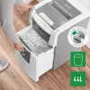 Leitz IQ Autofeed Office 150 automatinis popieriaus smulkintuvas P5, mikro smulkinimas, 22 cm, 2 x 15 mm, 44 l, 500 lapų, 55 dB