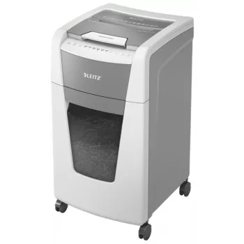 Leitz IQ Autofeed Office 300 automatinis popieriaus smulkintuvas P5, mikro pjūvis, 22 cm, 2 x 15 mm, 60 L, 700 lapų, 55 dB