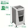 Leitz IQ Autofeed Office 300 automatinis popieriaus smulkintuvas P5, mikro pjūvis, 22 cm, 2 x 15 mm, 60 L, 700 lapų, 55 dB