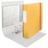 Leitz 180° Active Cosy segtuvas su svirtimi 80 mm, A4, poliuretanas, geltona, 500 lapų, 80 g/m², 8,2 cm