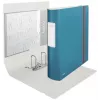 Leitz 180° Active Cosy segtuvas su svirtimi 80 mm, A4, polifoamas, mėlyna, 500 lapų, 80 g/m², 8,2 cm
