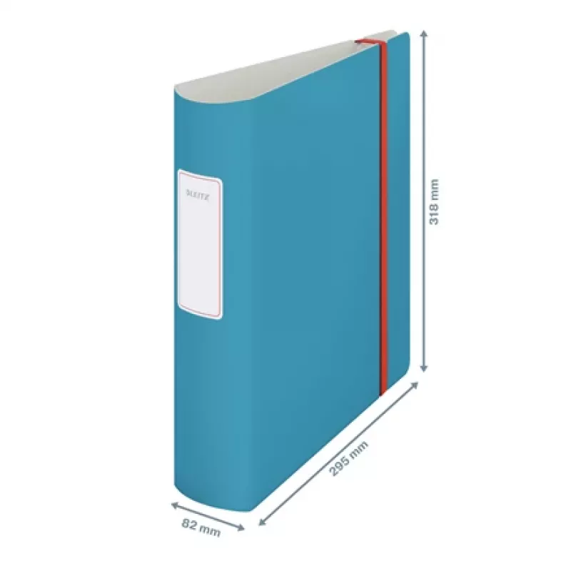 Leitz 180° Active Cosy segtuvas su svirtimi 80 mm, A4, polifoamas, mėlyna, 500 lapų, 80 g/m², 8,2 cm