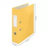 Leitz 180° Cosy minkšto prisilietimo segtuvas su svirtimi 80 mm, A4, kartonas, geltona, tekstūruotas paviršius, 600 lapų, 80 g/m²