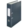 Leitz 180° Cosy minkštos tekstūros segtuvas su svirtimi 80 mm, A4, kartonas, juoda