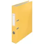 Leitz 180° Cosy Lever Arch File Soft Touch 50mm, A4, kartonas, geltona, tekstūruotas paviršius, 350 lapų, 80 g/m²