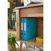 Leitz 180° Cosy minkštos tekstūros segtuvas su svirtimi 50 mm, A4, kartonas, mėlyna
