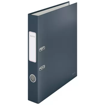 Leitz 180° Cosy minkštos tekstūros segtuvas su svirtimi 50 mm, A4, kartonas, juoda, 350 lapų, 80 g/m²