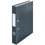 Leitz 180° Cosy minkštos tekstūros segtuvas su svirtimi 50 mm, A4, kartonas, juoda, 350 lapų, 80 g/m²