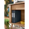 Leitz 180° Cosy minkštos tekstūros segtuvas su svirtimi 50 mm, A4, kartonas, juoda, 350 lapų, 80 g/m²