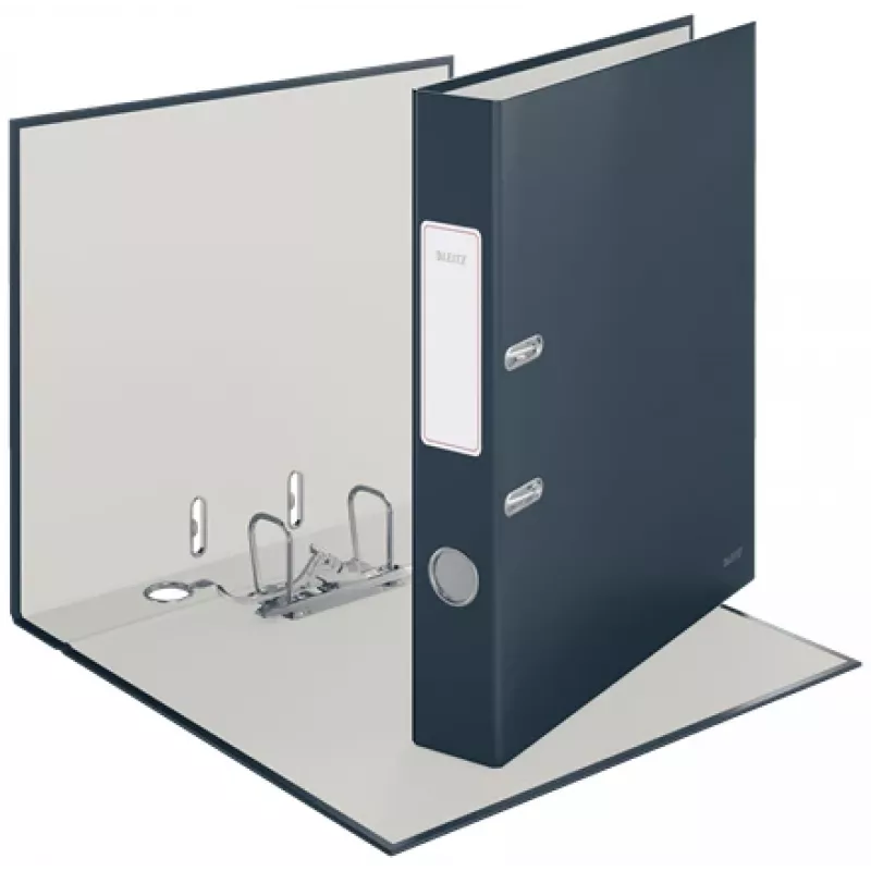 Leitz 180° Cosy minkštos tekstūros segtuvas su svirtimi 50 mm, A4, kartonas, juoda, 350 lapų, 80 g/m²