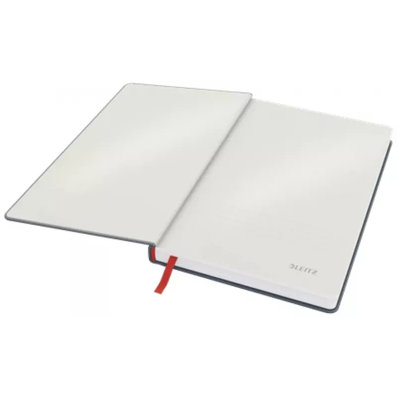 Leitz Cosy A5 bloknotas kietu viršeliu, kvadratinis, minkštas liesti, juodas, 80 lapų, 100 g/m²