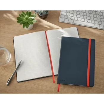 Leitz Cosy Notebook Soft Touch linijinis kietu viršeliu, juodas, B5, 80 lapų, matinis, 100 g/m²