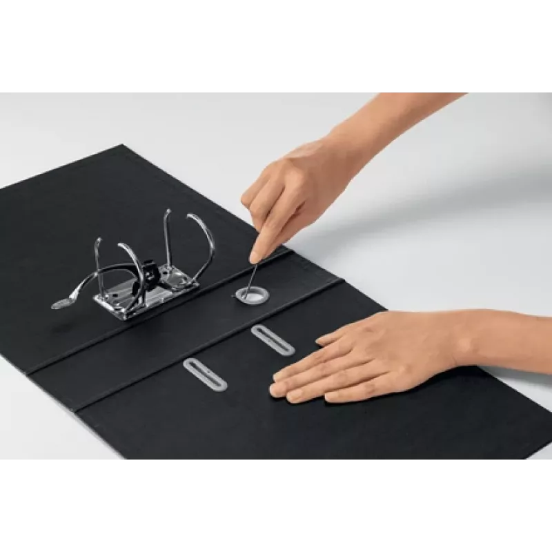 Leitz 180° perdirbamas segtuvas, A4, kartonas, juoda, 600 lapų, 80 g/m², 320 mm