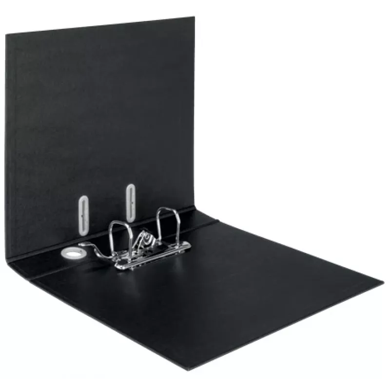 Leitz 180° perdirbamas segtuvas su svirtimi, A4, kartonas, juoda, 350 lapų, 80 g/m², 320 mm
