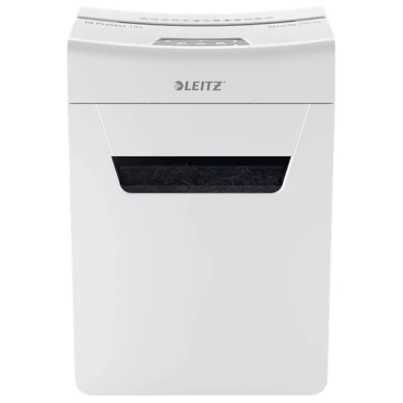 Leitz IQ Protect Premium popieriaus smulkintuvas 10X P4, 4 x 40 mm, 18 l, 150 lapų, 55 dB, jutiklinis, 10 lapų