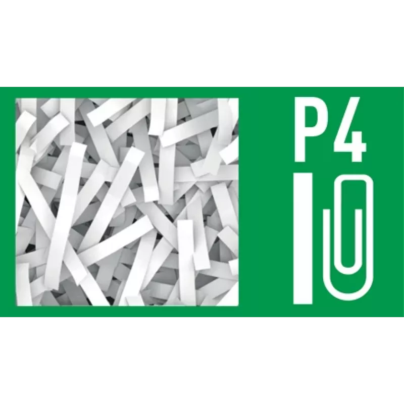 Leitz IQ Protect Premium popieriaus smulkintuvas 10X P4, 4 x 40 mm, 18 l, 150 lapų, 55 dB, jutiklinis, 10 lapų