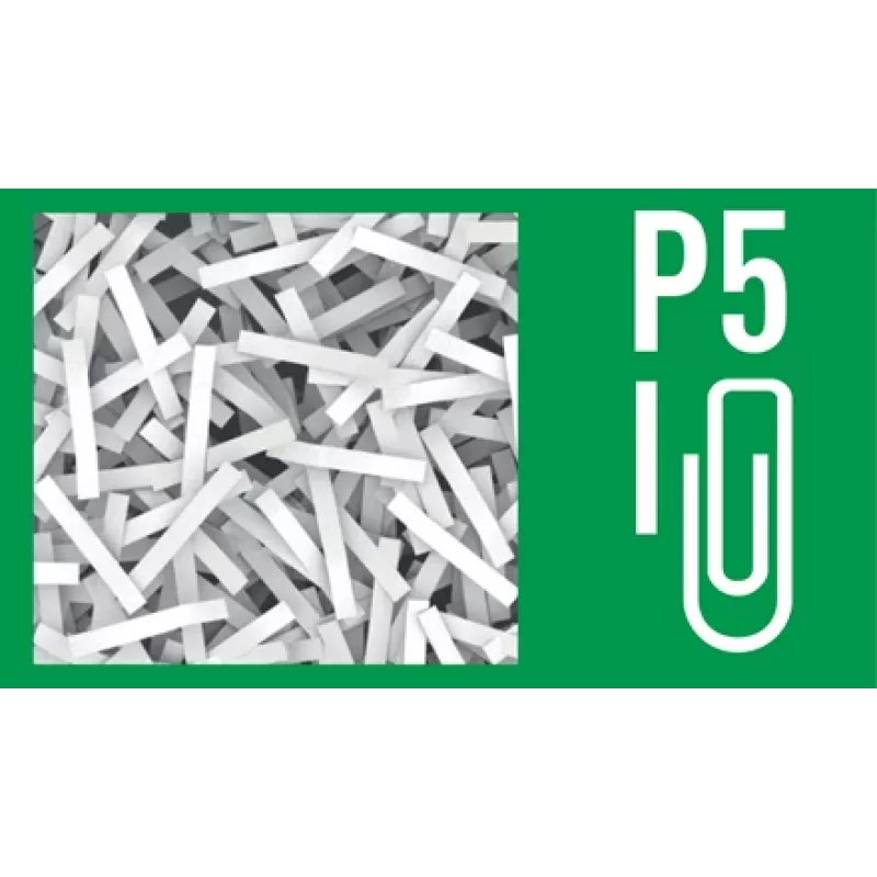 Leitz IQ Protect Premium popieriaus smulkintuvas 3M P5, mikro smulkinimas, 2 x 15 mm, 10 L, 3 lapai, 55 dB, jutiklinis valdymas