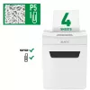 Smulkintuvas Leitz IQ Protect Premium 4M P5, mikro pjūvis, 2x15 mm, 14 L, 150 lapų, 55 dB, jutiklinis valdymas