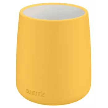 Leitz Cosy puodelis pieštukams, geltonas, keraminis