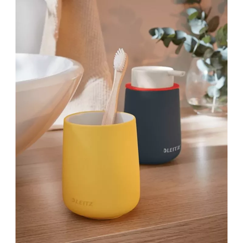 Leitz Cosy puodelis pieštukams, geltonas, keraminis