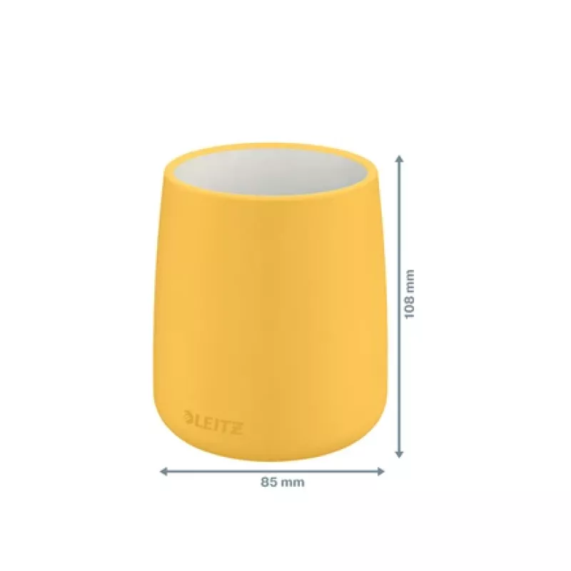Leitz Cosy puodelis pieštukams, geltonas, keraminis