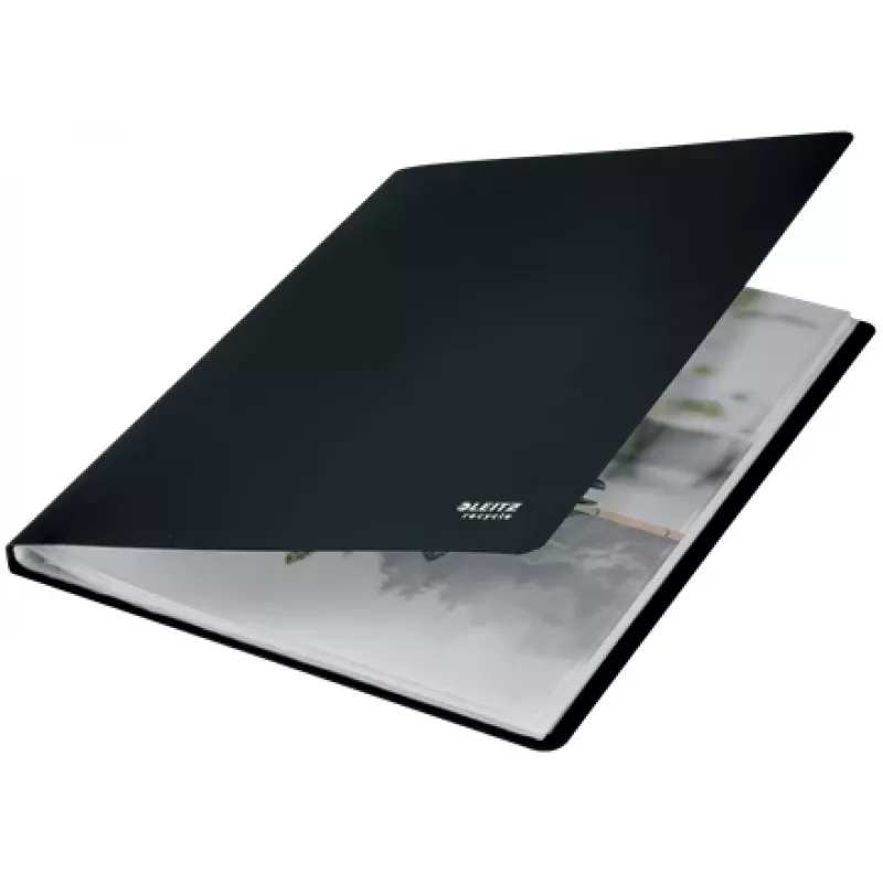 Leitz Recycle Display Book, juoda, polipropilenas (PP), 20 kišenių, A4, 231 mm, 310 mm