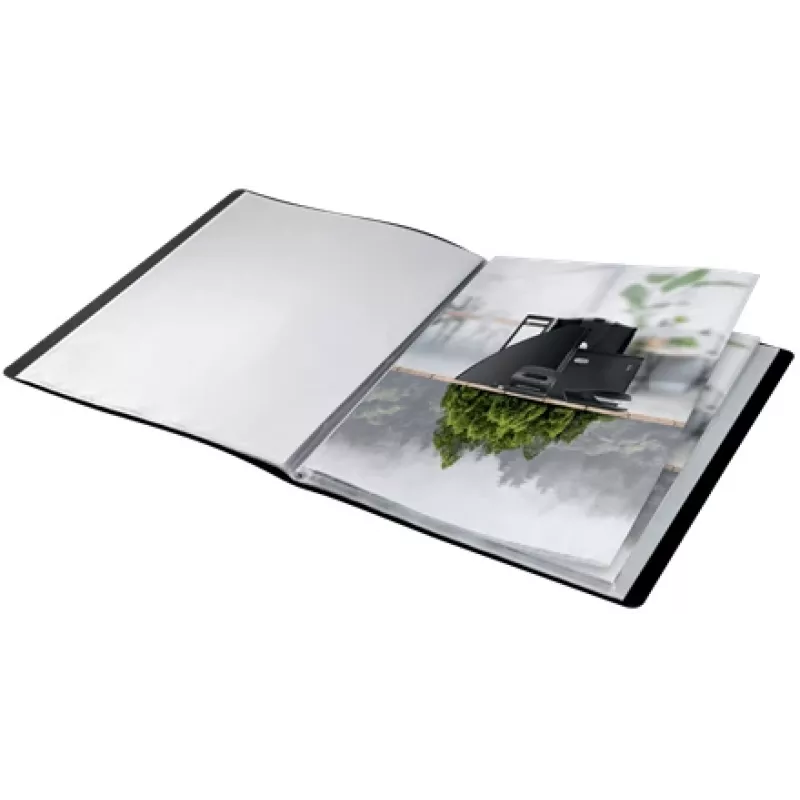 Leitz Recycle Display Book, juoda, polipropilenas (PP), 40 kišenių, portretinė, A4, 231 mm