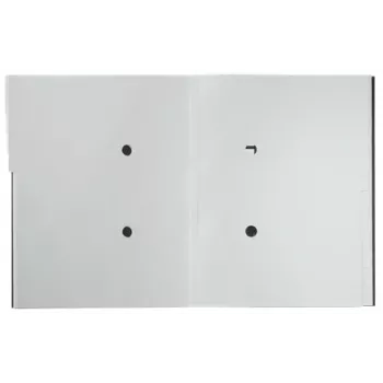 Leitz Recycle Card Divider Book – A4 segtuvas iš kartono, Signature folder, juodos matinės spalvos, su elastine juostele