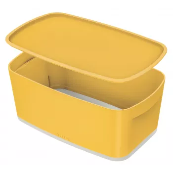Leitz MyBox Cosy Small dėžutė su dangteliu, geltona