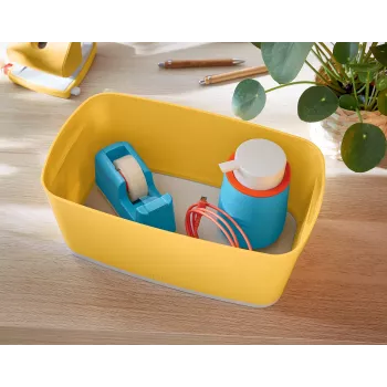 Leitz MyBox Cosy Small dėžutė su dangteliu, geltona