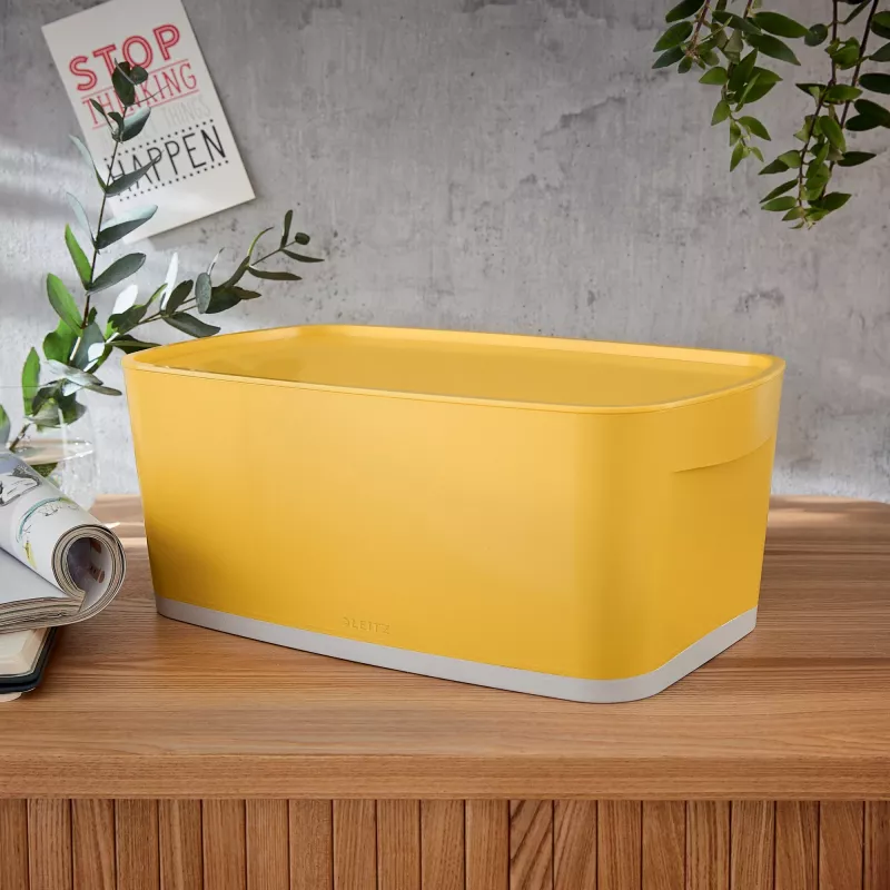 Leitz MyBox Cosy Small dėžutė su dangteliu, geltona