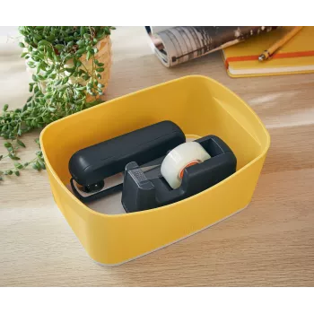 Leitz MyBox Cosy laikymo dėklas, geltonas, 246 mm