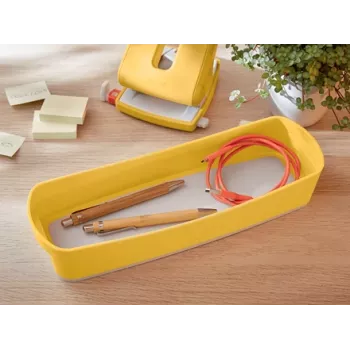 Leitz MyBox Cosy Organiser Tray Long – ilgas organizavimo dėklas, geltonas