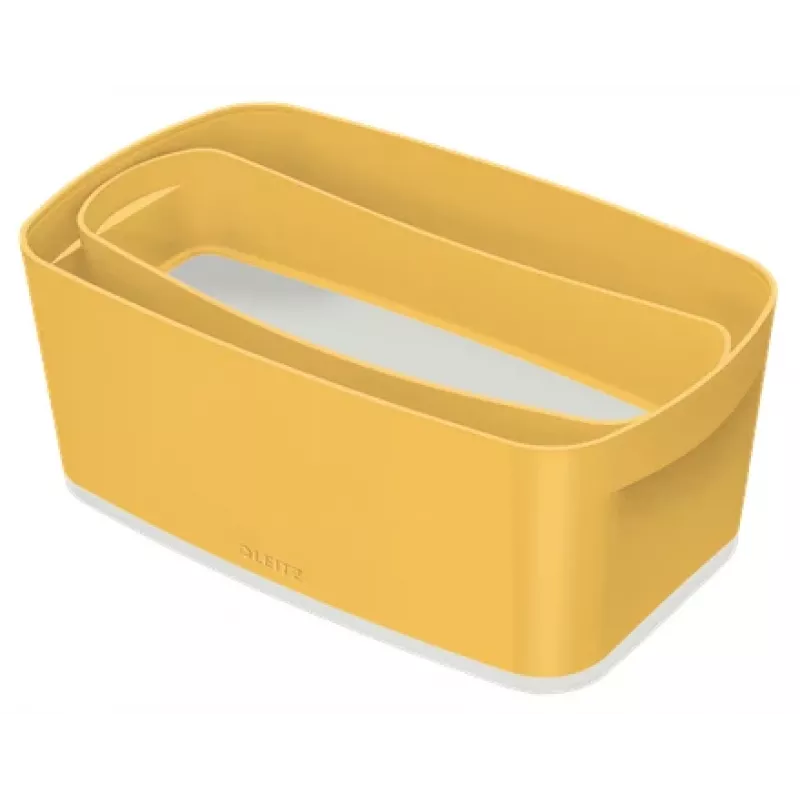 Leitz MyBox Cosy Organiser Tray Long – ilgas organizavimo dėklas, geltonas