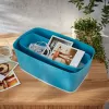 Leitz MyBox Cosy Organiser Tray Long – mėlyna dėžutė smulkiems daiktams laikyti