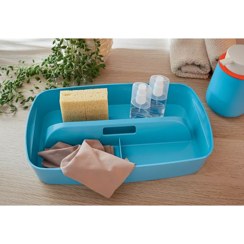 Leitz MyBox Cosy Organizerio dėklas su rankena, mažas, mėlynas, plastikinis