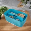 Leitz MyBox Cosy Organizerio dėklas su rankena, mažas, mėlynas, plastikinis