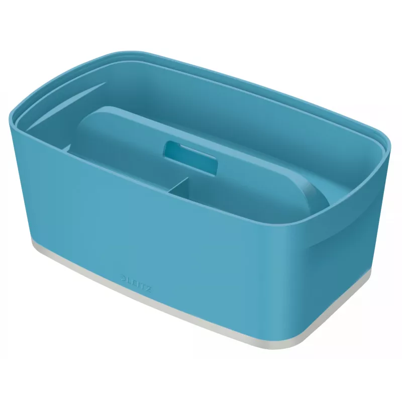 Leitz MyBox Cosy Organizerio dėklas su rankena, mažas, mėlynas, plastikinis