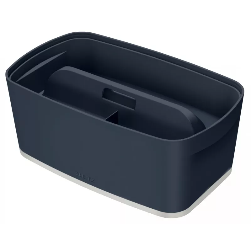 Leitz MyBox Cosy Organizer dėklas su rankena, mažas, pilkas, plastikinis