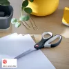 Leitz Cosy Titanium biuro žirklės 205 mm, suaugusiems, tiesus pjūvis, pilkos, nerūdijantis plienas