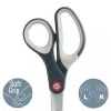 Leitz Cosy Titanium biuro žirklės 205 mm, suaugusiems, tiesus pjūvis, pilkos, nerūdijantis plienas