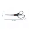 Leitz Cosy Titanium biuro žirklės 205 mm, suaugusiems, tiesus pjūvis, pilkos, nerūdijantis plienas