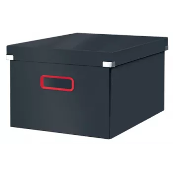 Leitz Click & Store Cosy Medium dėžutė daiktams susidėti, pilka, stačiakampė, kartoninė