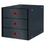 Leitz Click & Store Cosy stalčius su 3 stalčiais, pilka, kartonas, 286 mm, 358 mm, 282 mm